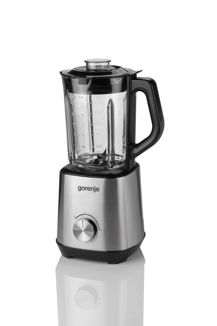 Блендер Gorenje стационарный, 1000Вт, чаша-1500мл, стекло, нерж 9795 Owwa