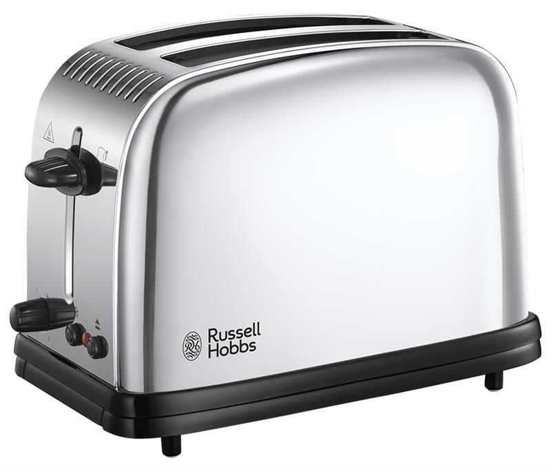 Toaster Russell Hobbs Chester , 1600W, stainless steel, crumb tray