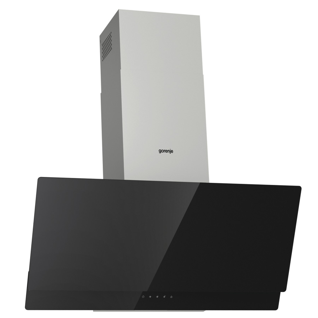 Вытяжка Gorenje наклонная, 90см, 608м3ч, черный 17697 Owwa
