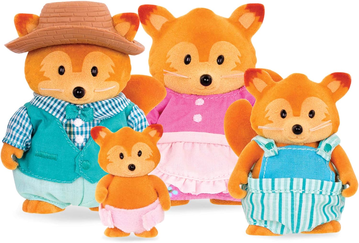 Набор фигурок Li`l Woodzeez Семья Лисичек 38982 ✓ Owwa