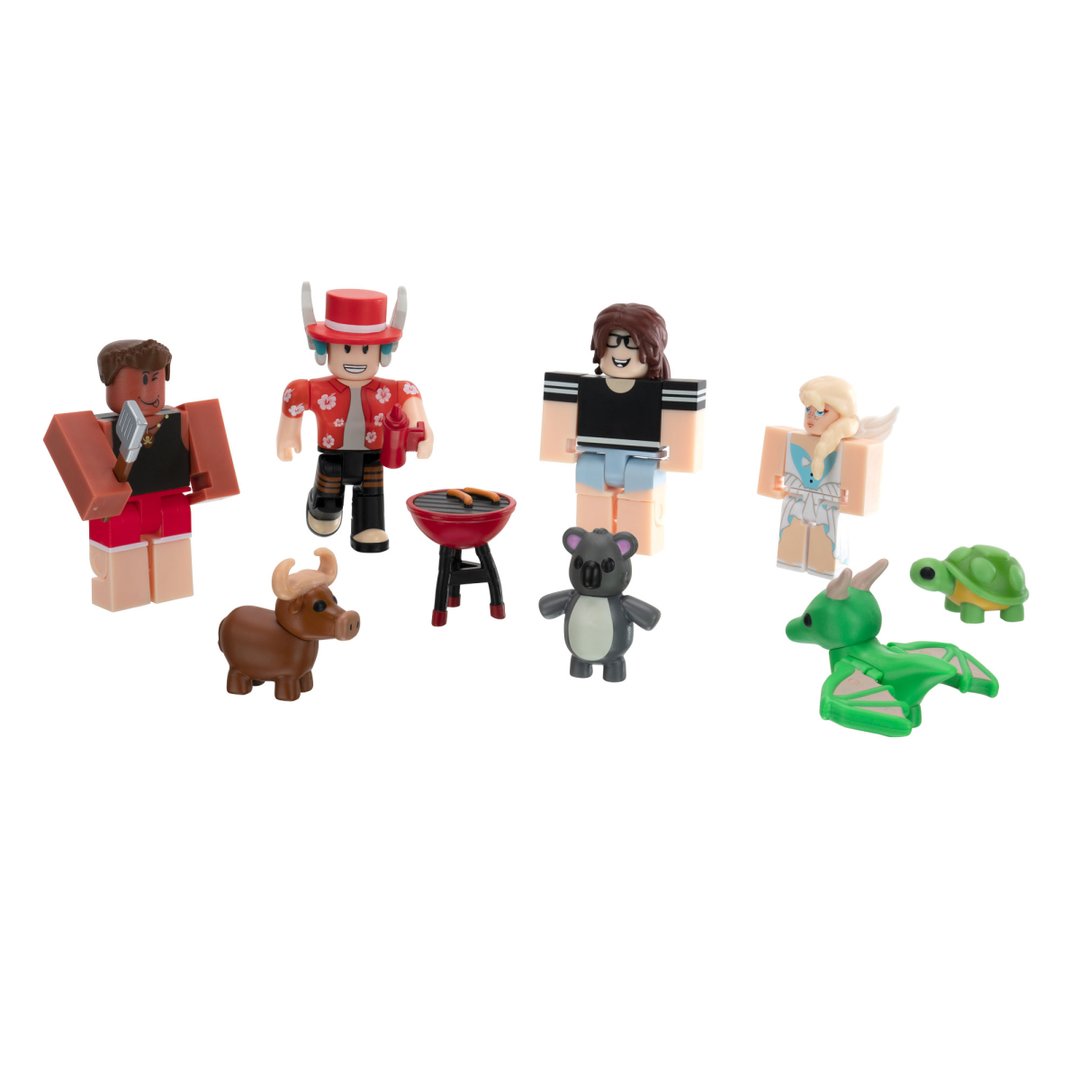 Игровой набор Roblox Multipack Adopt Me: Backyard BBQ W7, 4 фигурки и  аксессуары 39508 ✓ Owwa