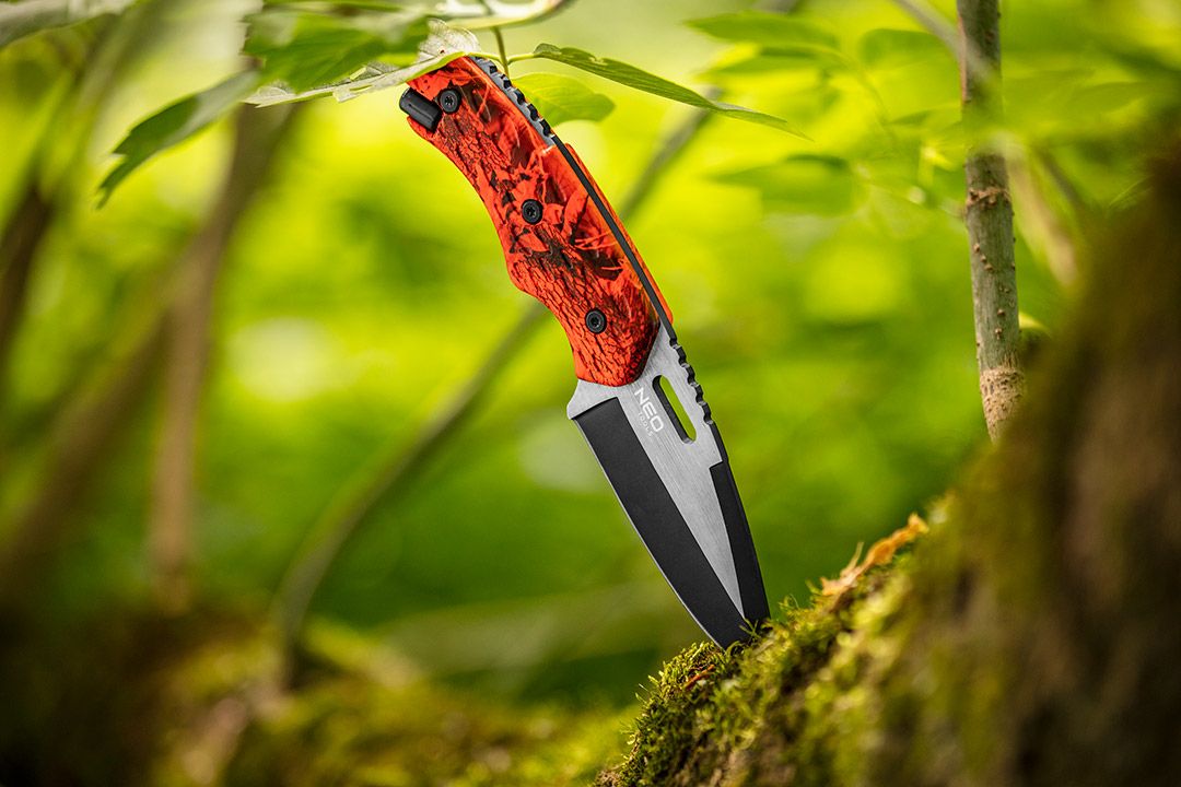 Нож тактический Neo Tools Full Tang, 200 мм, лезвие 90 мм