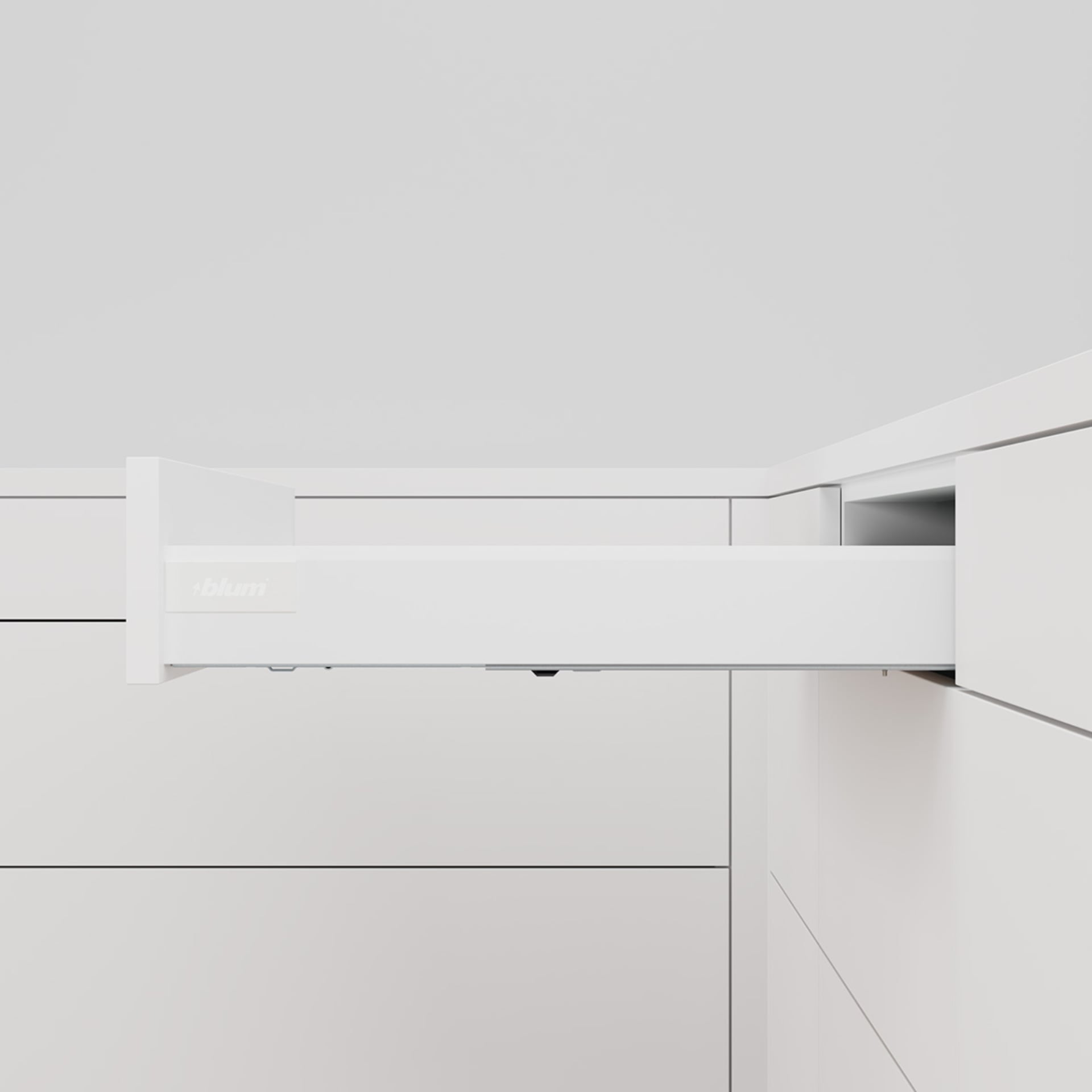 Комплект Tandembox Antaro L=550мм,  висота N (82,5мм), білий
