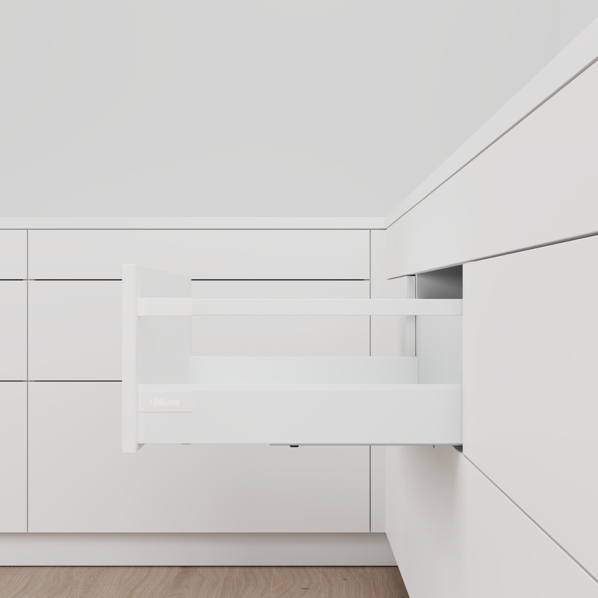 Комплект Tandembox Antaro L=550мм, висота D (224мм), білий