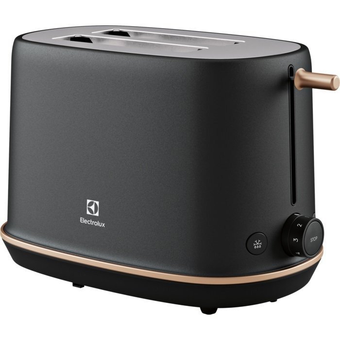 Тостер Electrolux, 980Вт, металл, черный 47942 Owwa
