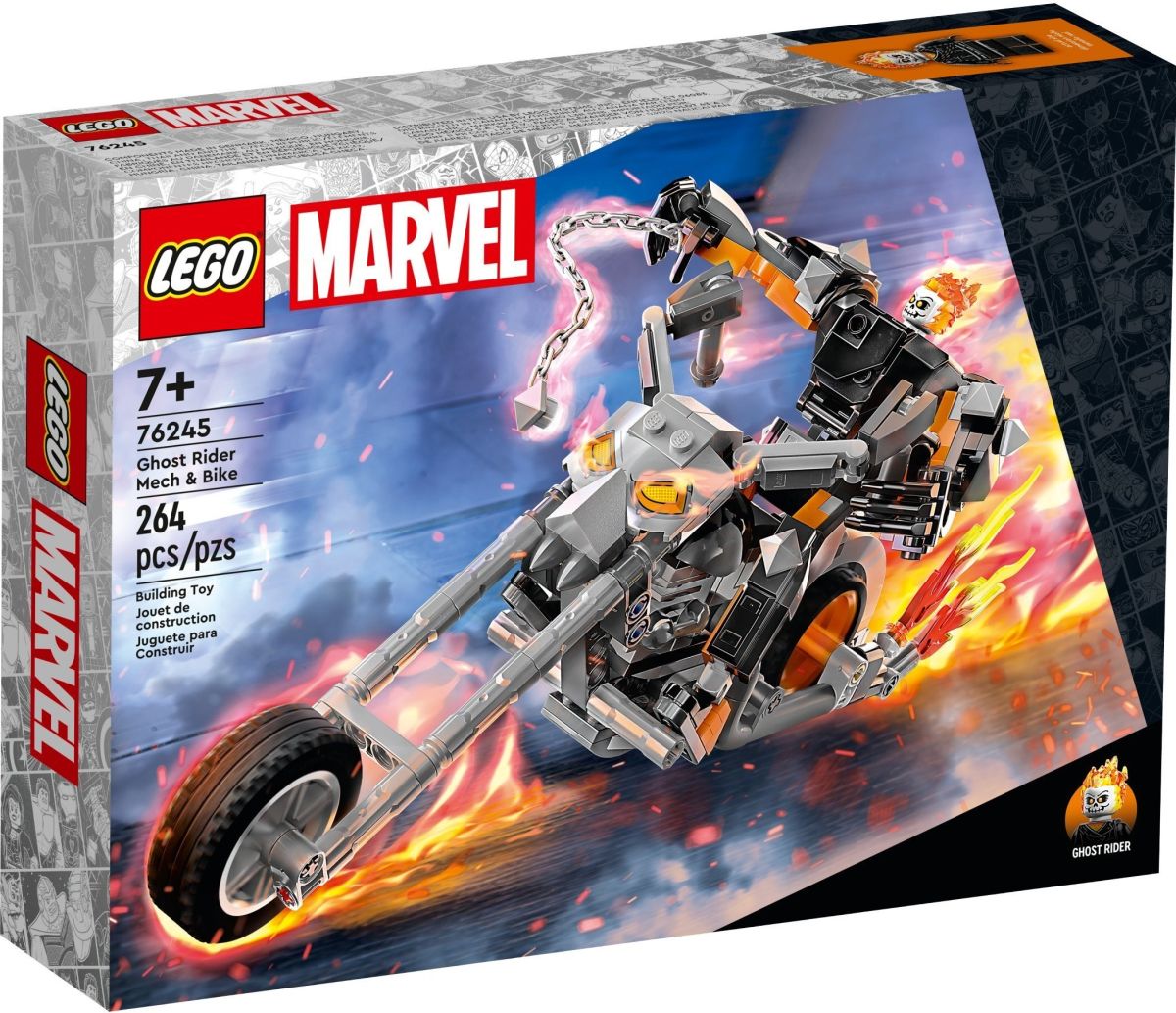Конструктор LEGO Super Heroes Призрачный всадник: робот и мотоцикл