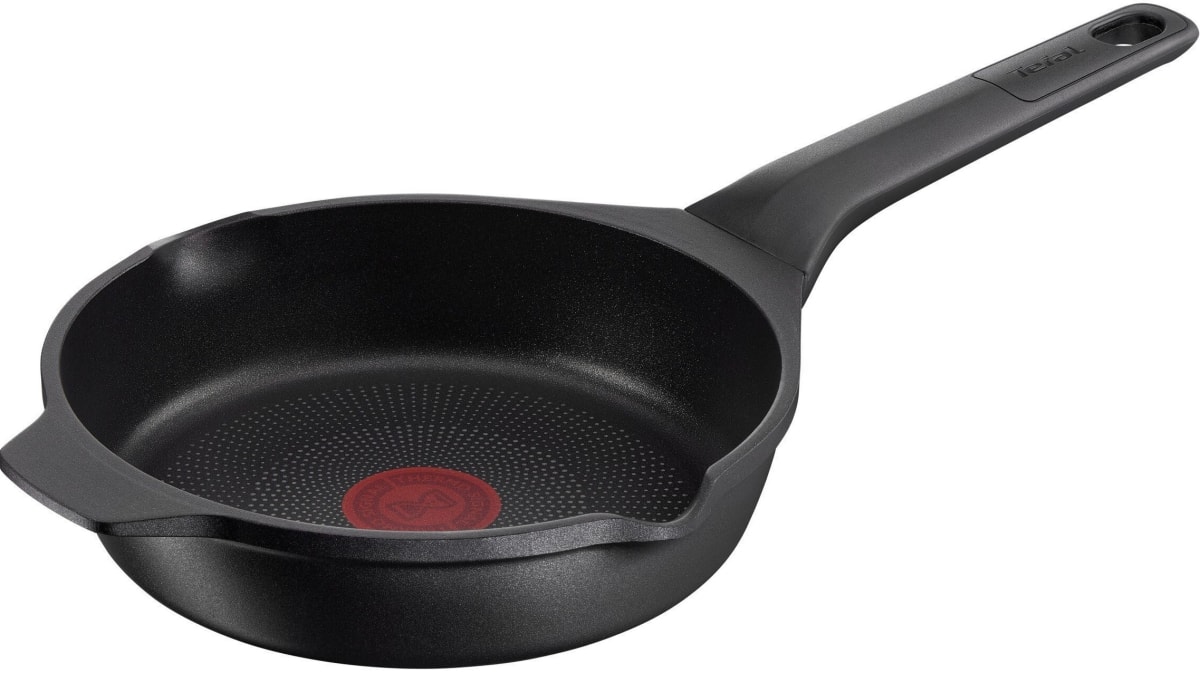 Сковорода tefal robusto, 24см, покрытие titanium, индукция, thermo-spot ...