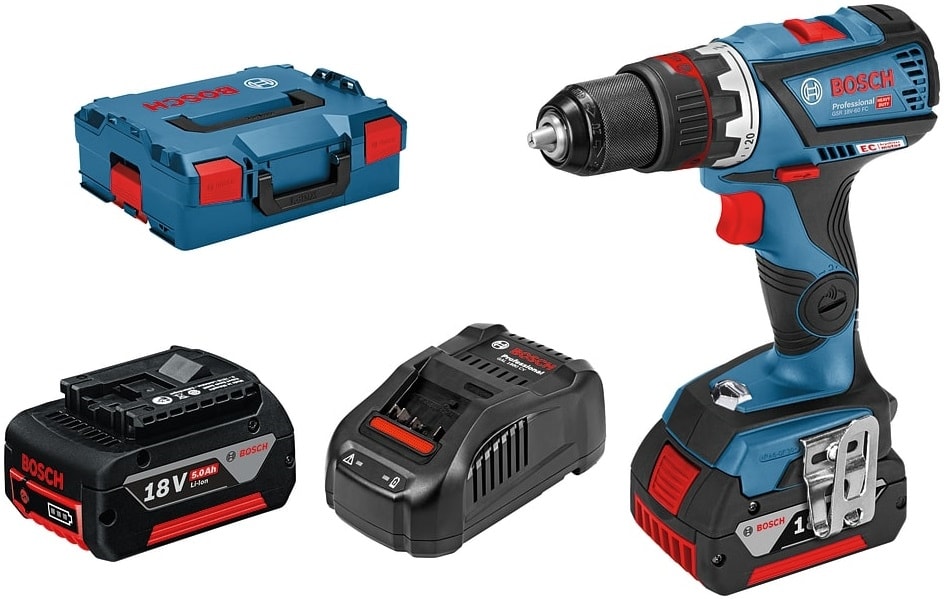 Шуруповерт Bosch Professional GSR 18V-60 FC аккум, 2*18 В GBA 5 Ач, 600 ...
