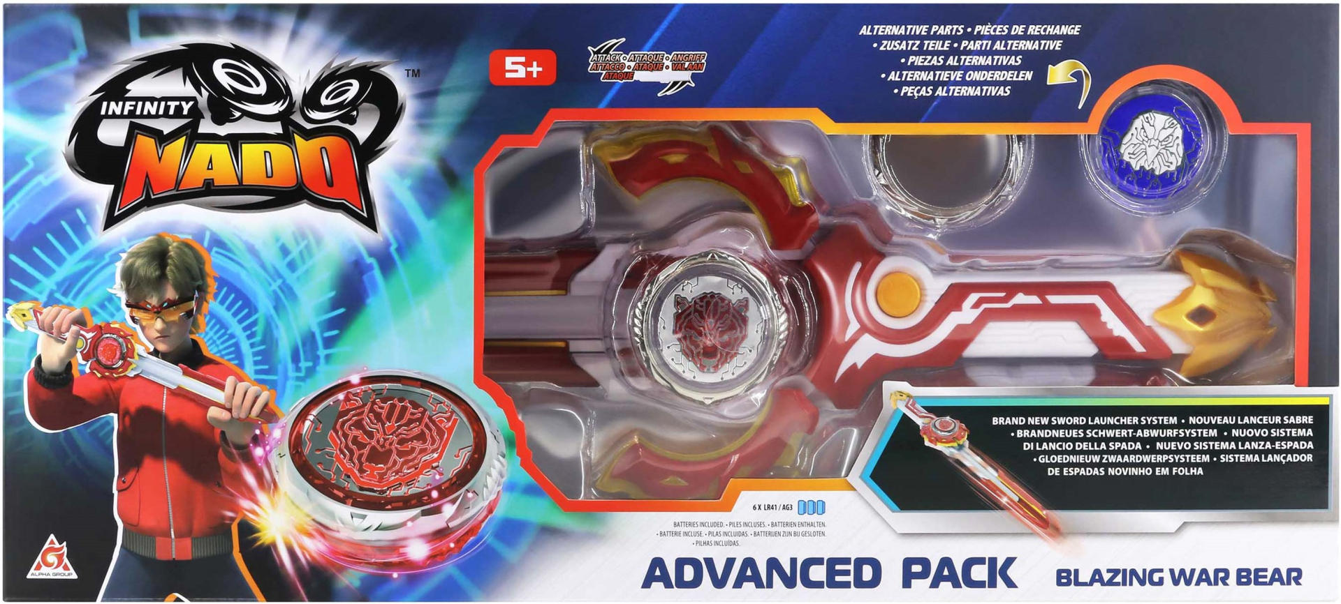 Infinity Nado Волчок VI серия Advanced Pack Blazing War Bear