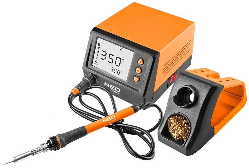 Neo Tools Паяльная станция SL1, 60Вт, 180-450 °С, ЖК-дисплей, ESD ...