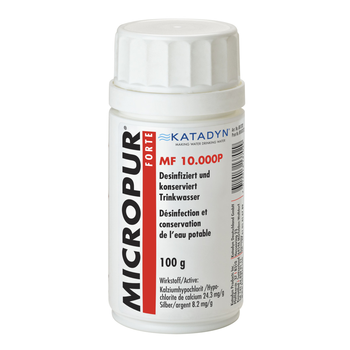 Порошок для дезинфекции воды Micropur Forte MF 10.000P (100 г) 165702 Owwa