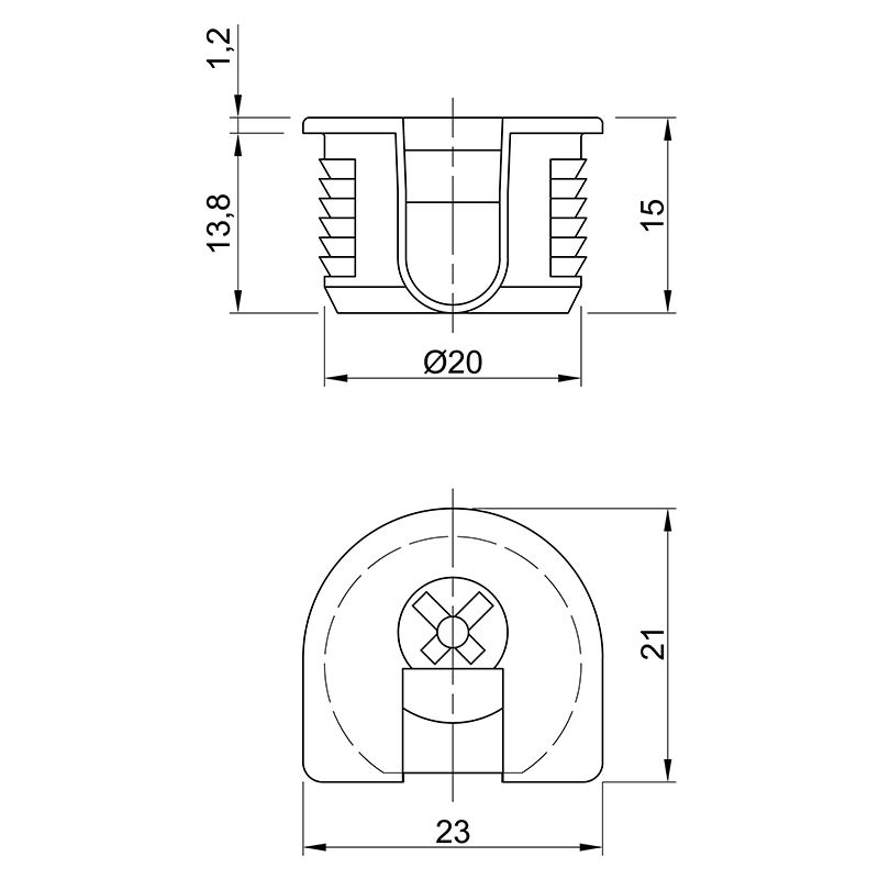 Стяжка vb 35/18, цинк (9117725) hettich (42150) купить • Купить в