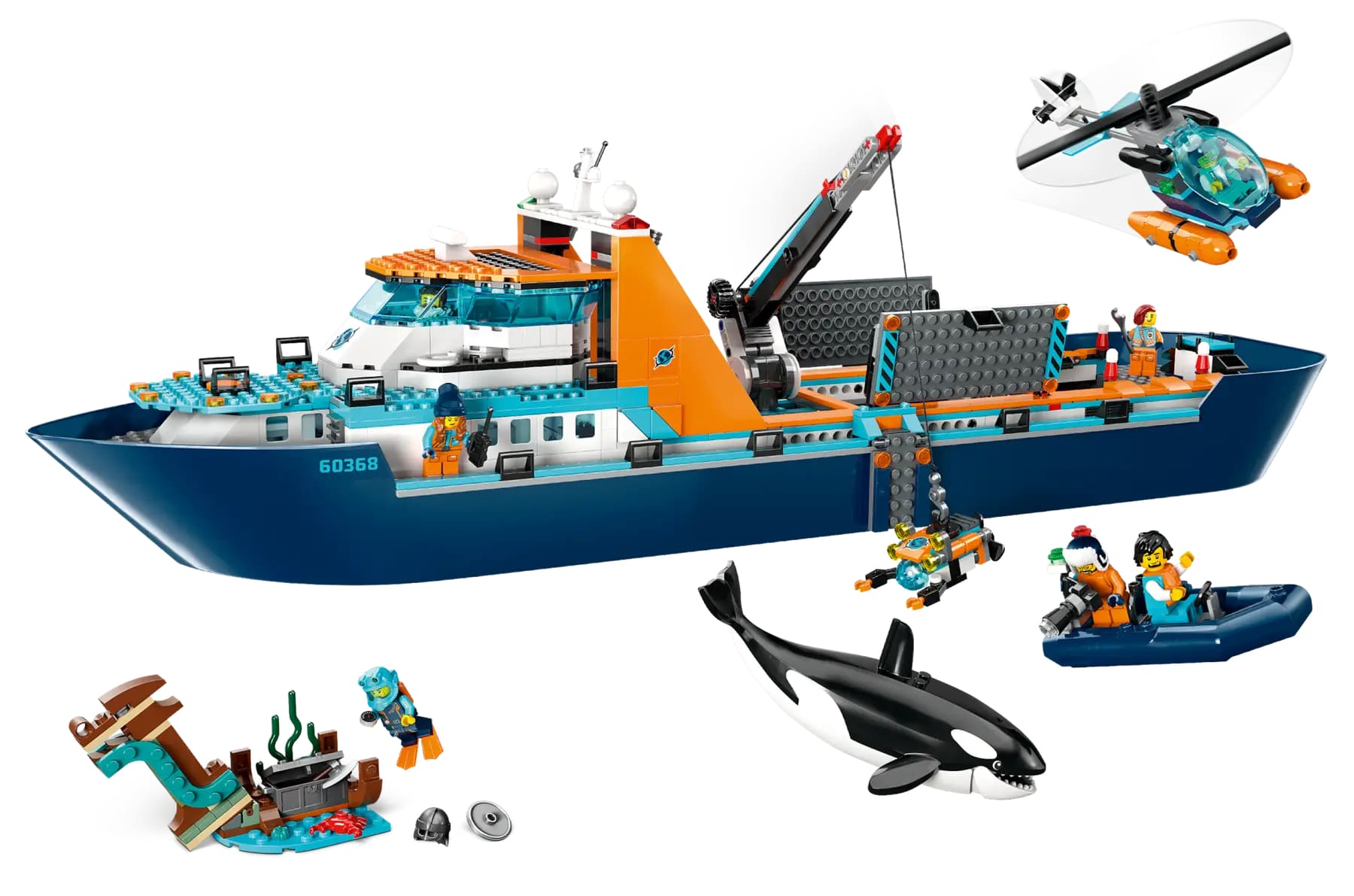LEGO Конструктор City Арктический исследовательский корабль 52606