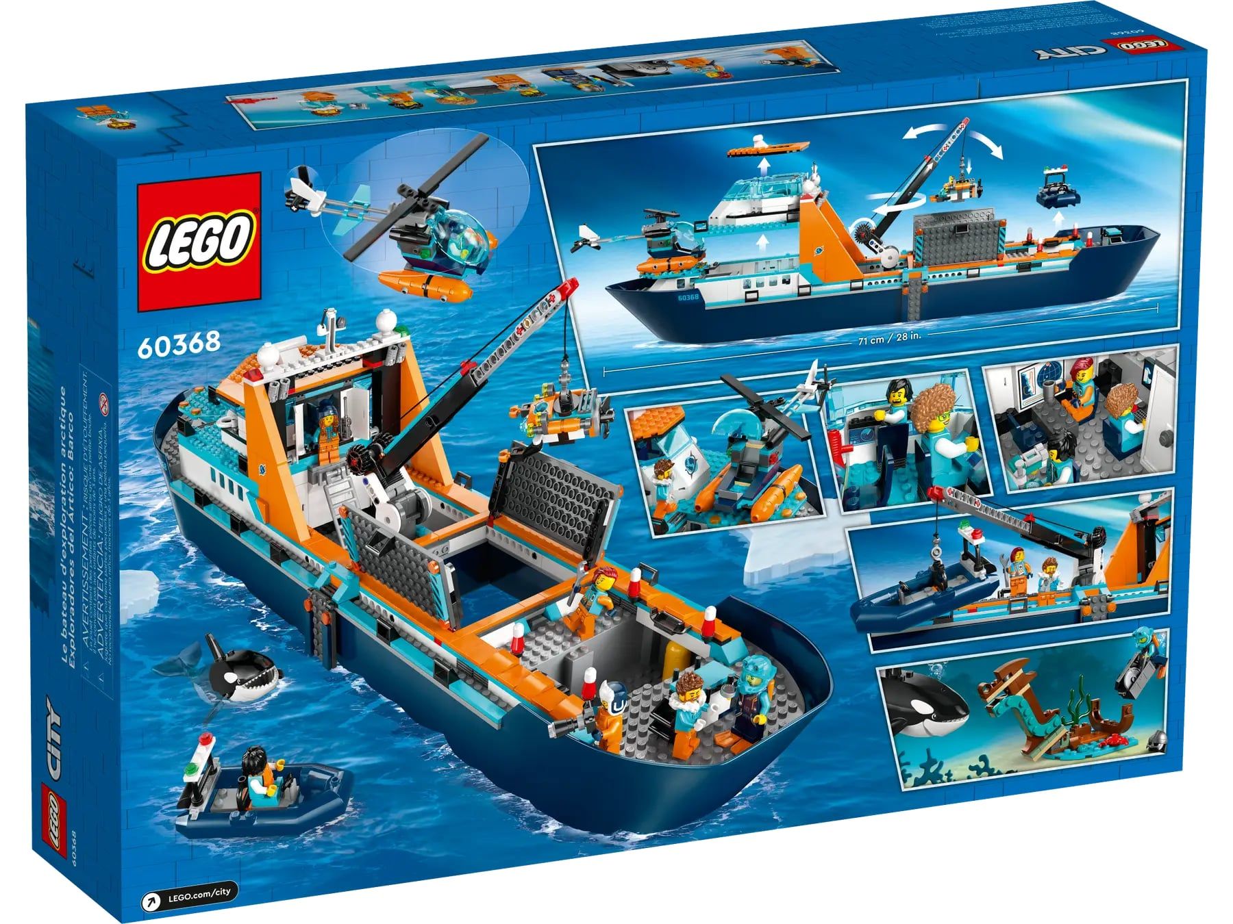 LEGO Конструктор City Арктический исследовательский корабль 52606