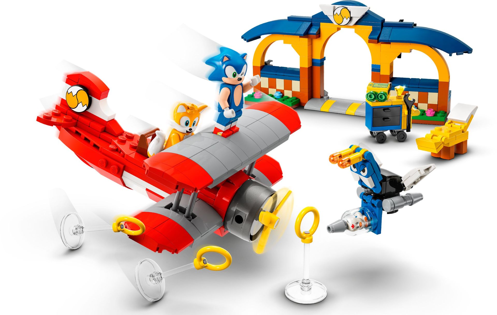 LEGO Конструктор Sonic the Hedgehog Мастерская Тейлз и самолет