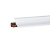 Плинтус для столешницы узкий LB23 Korner Белый блеск 6056 (акс. 600) 3 метра, Цвет Бортика: Белый блеск