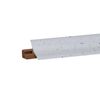 Плинтус для столешницы узкий LB23 Korner Искра белая глянец 6082 (акс. 600, 6082) 3 метра, Цвет Бортика: Искра белая глянец