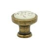 Ручка кнопка Virno Azure 103R MLC A11 бронза, Рисунок: Золотой узор, Цвет: Бронза, Межц. расстояние: Точка