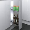 Карго SPARK 150 мм, левое, хром (на скрытых направляющих), LinkenSystem, Сторона крепления: Левая, Наружный размер секции, мм: 150, Цвет: Хром