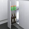 Карго SPARK 200 мм, правое, хром (на скрытых направляющих), LinkenSystem, Сторона крепления: Правая, Наружный размер секции, мм: 200, Цвет: Хром