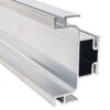 Профіль GOLA вертикальний проміжний Ferro Fiori з пазом для LED, ДСП 18мм, L=5600 мм, type C, Алюміній не анодований, Колір: Алюміній
