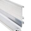 Профиль GOLA горизонтальный с пазом для LED Ferro Fiori, L=4300 мм, type L, Алюминий не анодированный, Цвет: Алюминий