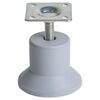 Ножка мебельная регулируемая HTS 541-G, Ø 55, h=50-65 мм, max 50 кг, серый, Цвет: Серый, Диаметр, мм: 55