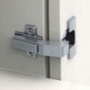Петля 90° Samet PUSH OPEN STAR 9MM 45AX NI без пружини, Вид петлі: 180°