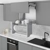 Висувна сушка з підйомником (з лотками), 800 мм (764х300х550) хром, S-5182-C, Колір: Хром, Ширина модуля, мм: 800