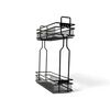 Kapro SPARK 3D 200 мм, левое, черный (на скрытых направляющих), Linken System, Сторона крепления: Левая, Наружный размер секции, мм: 200, Цвет: Черный