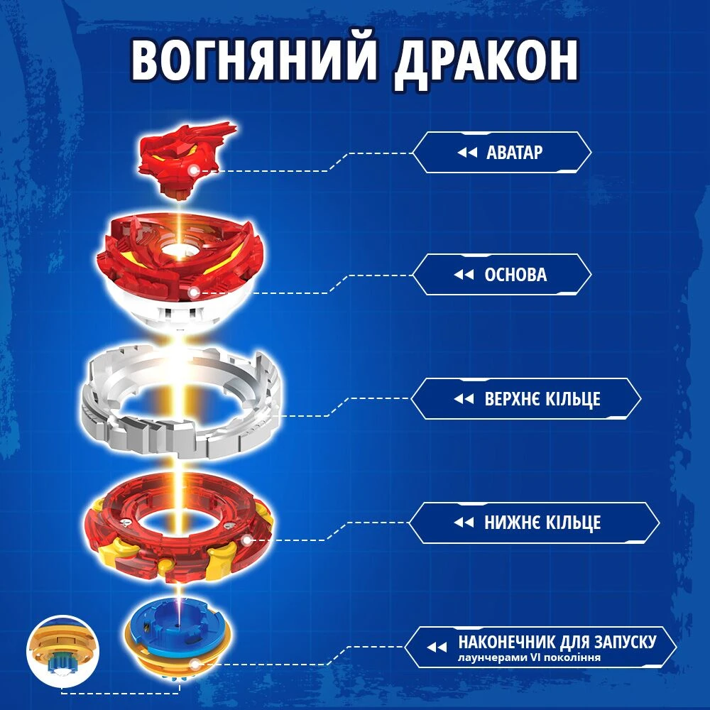 Infinity Nado Набор VI Dream Pack Огненный Дракон и Небесний Вихрь