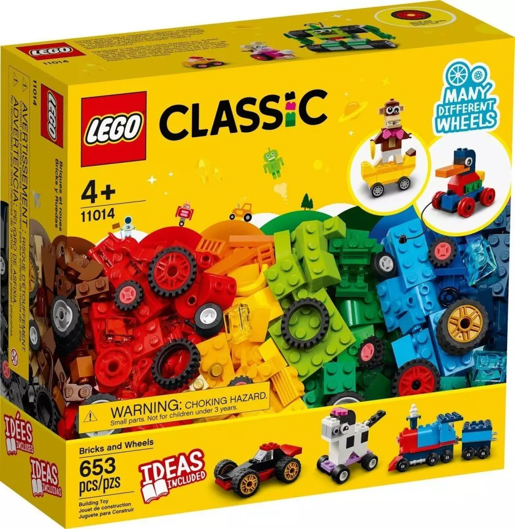 Конструктор LEGO Classic Кубики и колёса 39974 ✓ Owwa