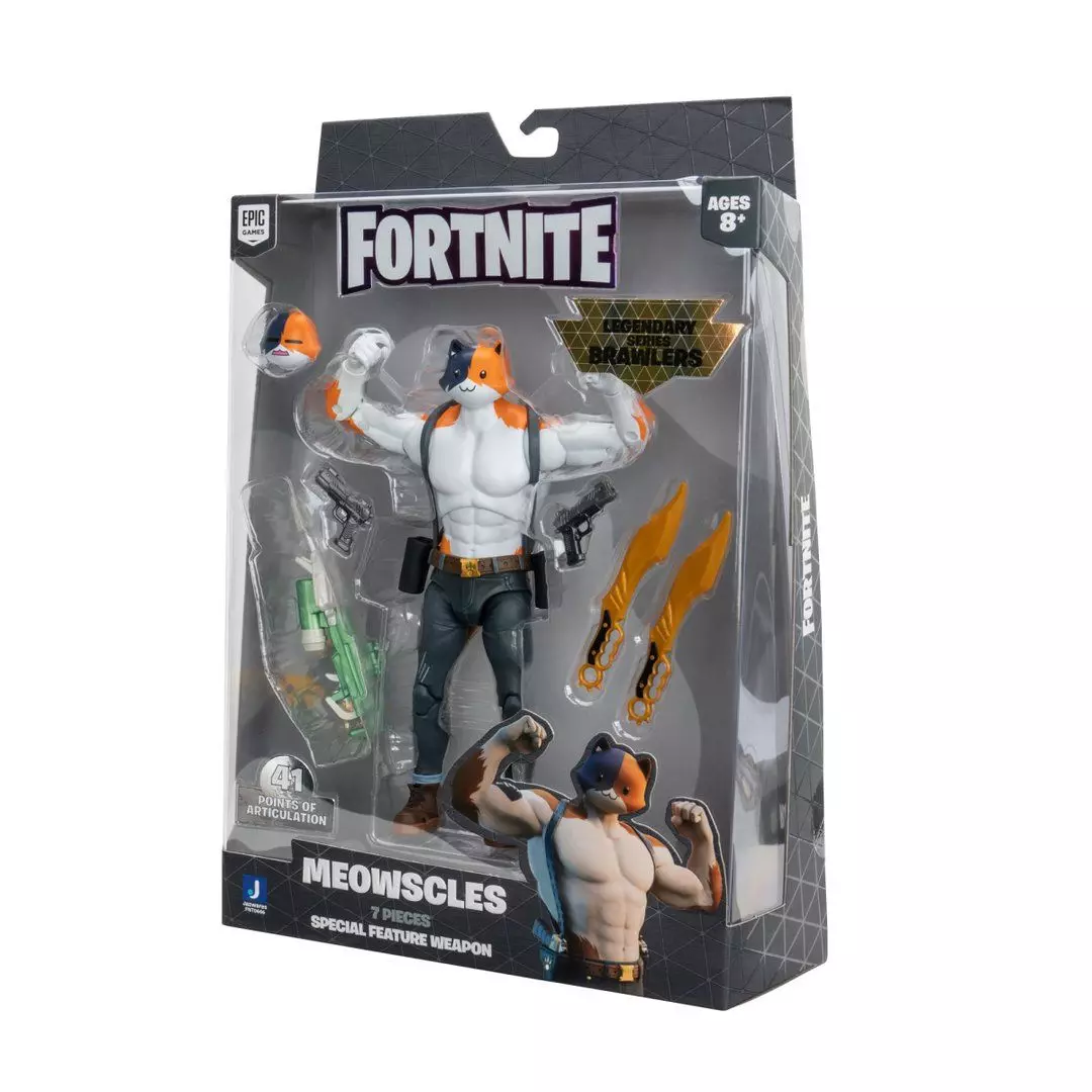 Fortnite LEGENDARY Meowscles ニャッスル　フィギュア Коллекционная фигурка Fortnite Legendary Series Oversized Figure