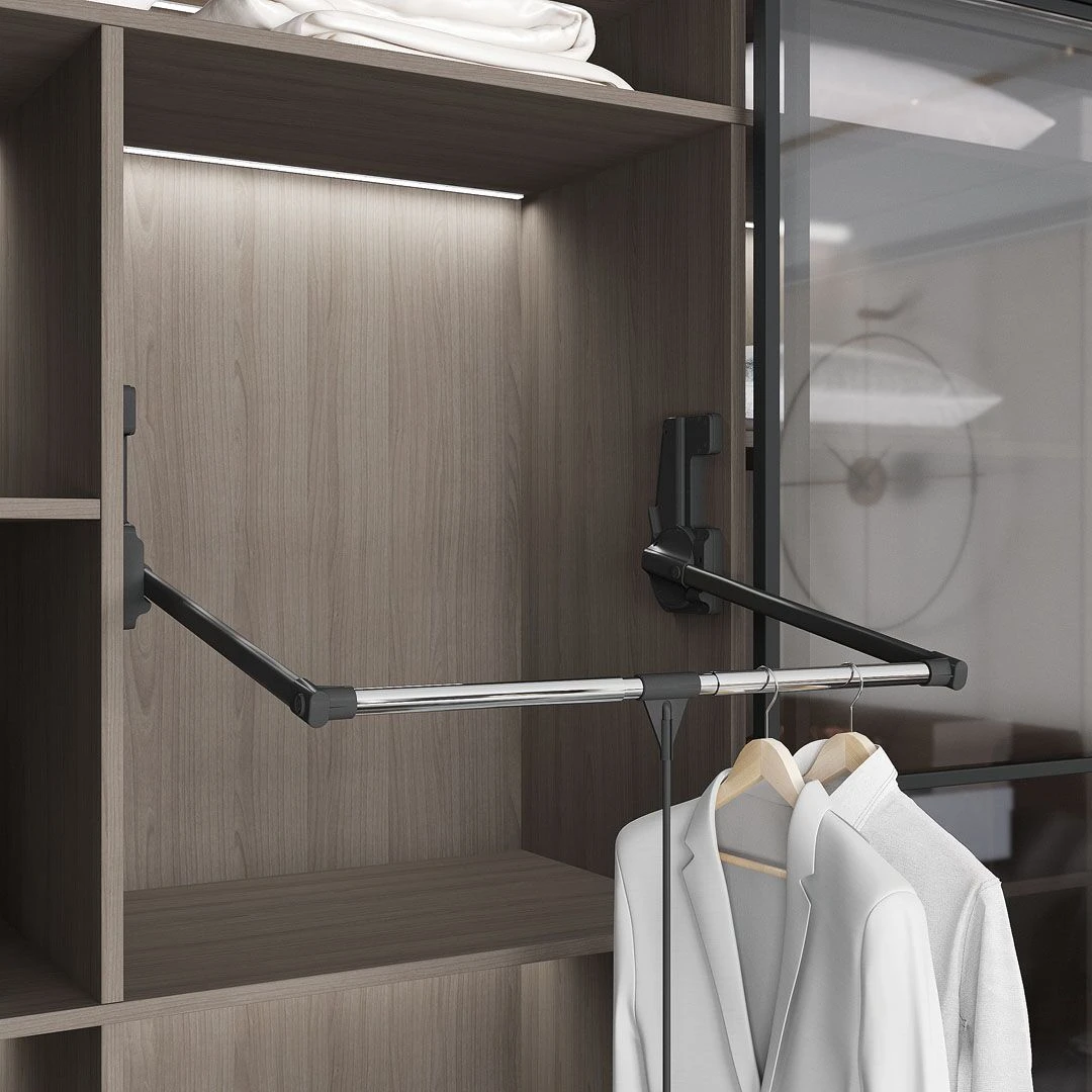 Лифт пантограф, 850-1150х150х900, антрацит/хром на 15 кг, s-6014-a