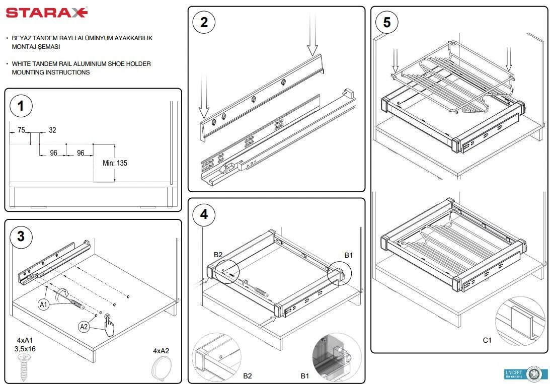 Полиця для взуття висувна 660-690х475х150 700мм антрацит (20854