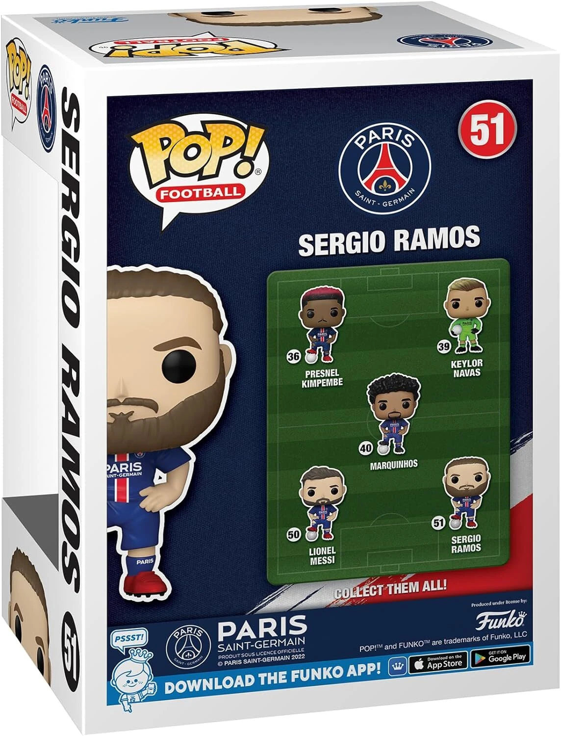 Funko Фигурка Funko POP Football: PSG - Sergio Ramos 163945 ✓ Owwa