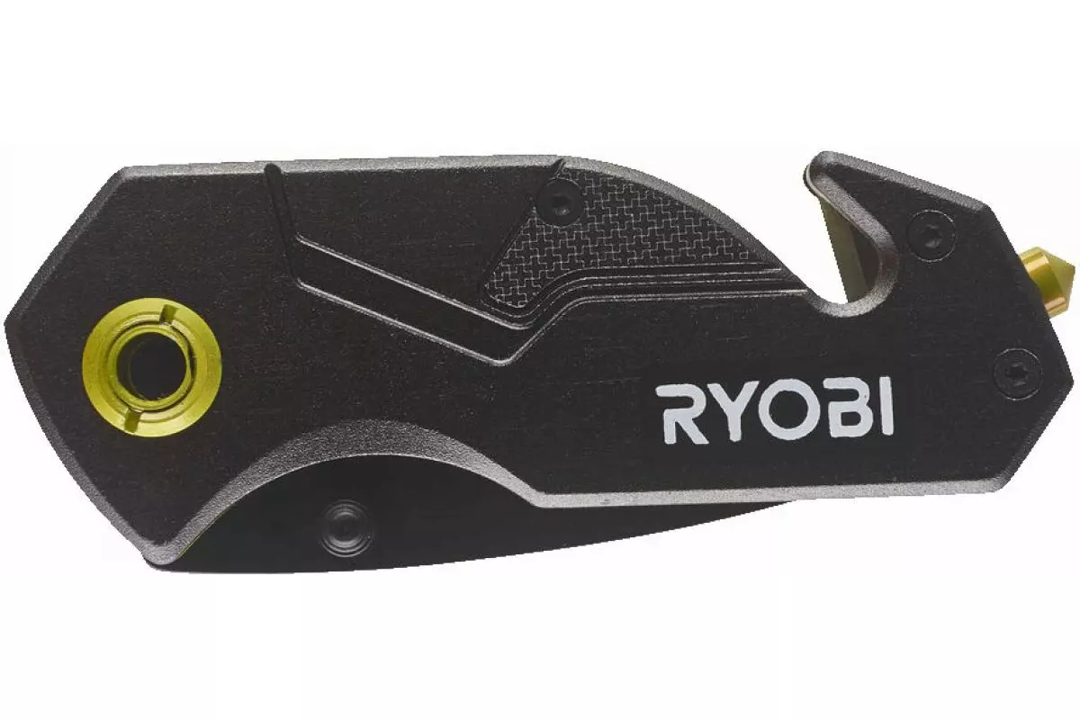 Нож складной Ryobi RFK25T, лезвие 57мм, стропорез, фиксатор лезвия