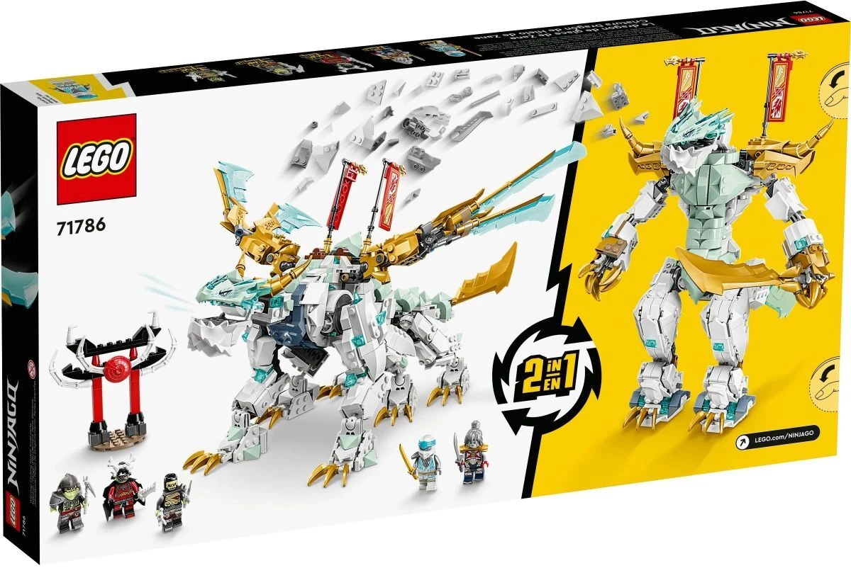Конструктор LEGO Ninjago Существо Ледяной Дракон Зейна 48403 ✓ Owwa