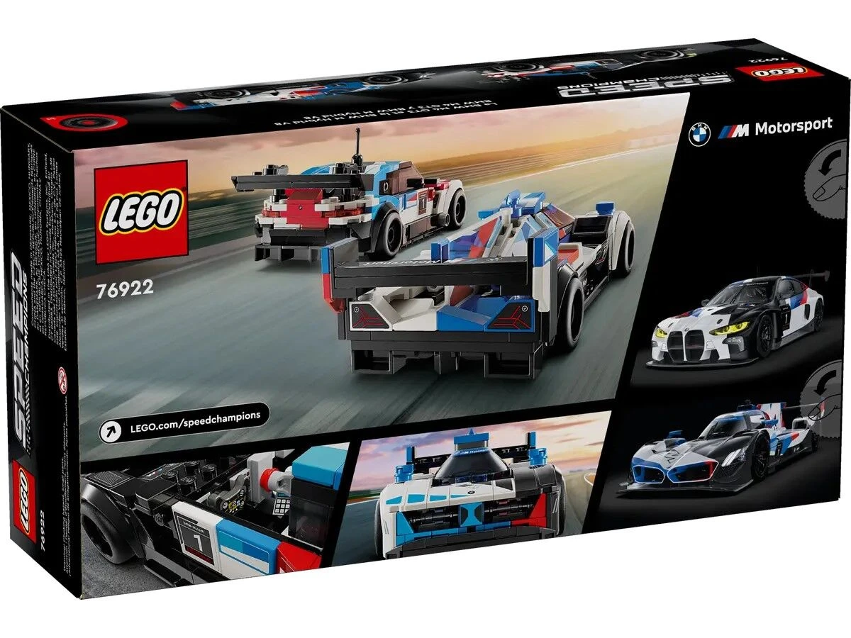 LEGO Конструктор Speed ​​Champions Автомобили для гонки BMW M4 GT3