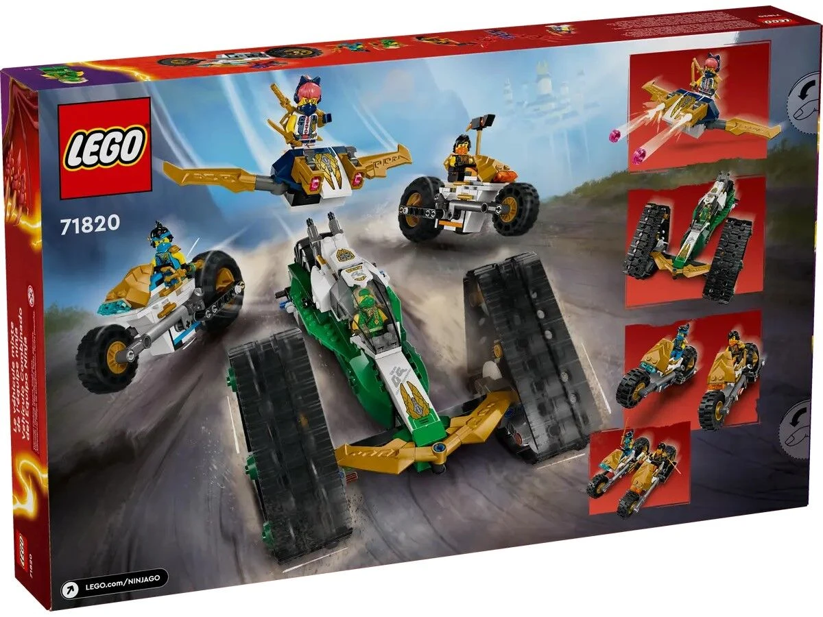 LEGO Конструктор NINJAGO Комби-автомобиль команды ниндзя 173139