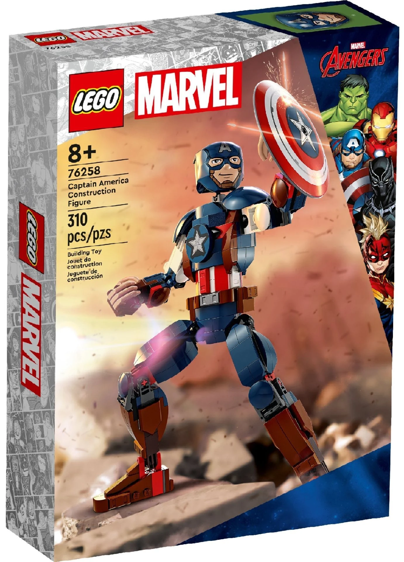LEGO Конструктор Marvel Фигурка Капитана Америка для сборки 52005