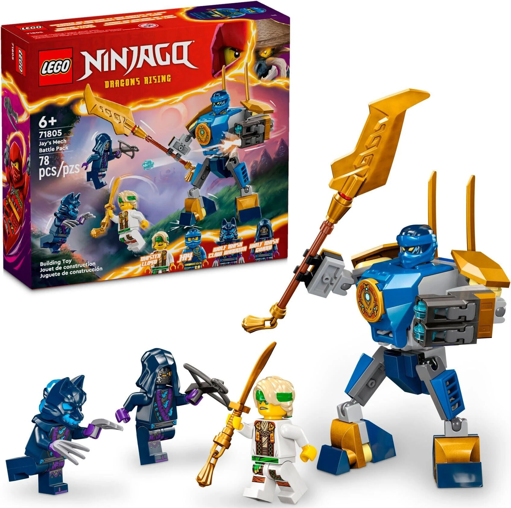 にゃーページ LEGO Конструктор Ninjago Боевой набор робота Джея 172780 ✓ Owwa