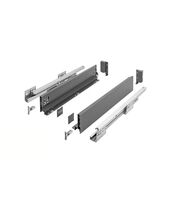GTV AXIS PRO графит L-400мм H-86 мм низкий  (4) PB-AXISPRO-KPL400A, Цвет: Графит, Длина, мм: 400, Высота, мм: 86