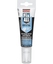 Клей-герметик FIX ALL CRYSTAL, 125 мл, прозрачный