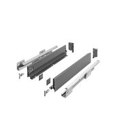 Система выдвижения AXIS PRO l-550 мм низкий H86 графит, Цвет: Графит, Длина, мм: 550, Высота, мм: 86