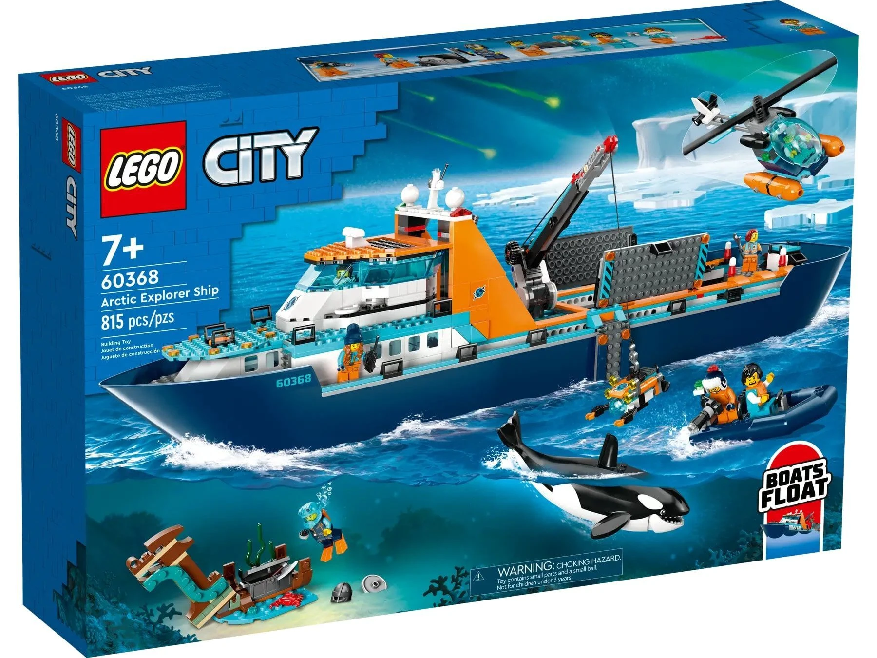 LEGO Конструктор City Арктический исследовательский корабль 52606