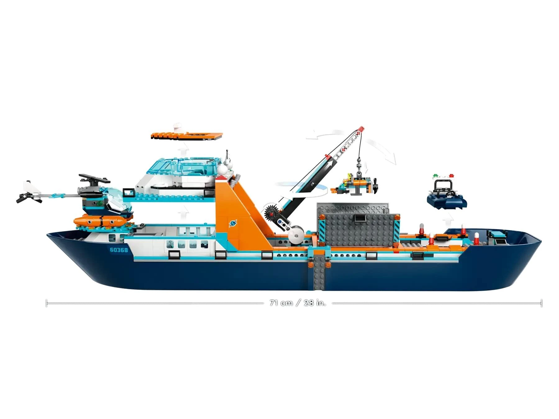 LEGO Конструктор City Арктический исследовательский корабль 52606