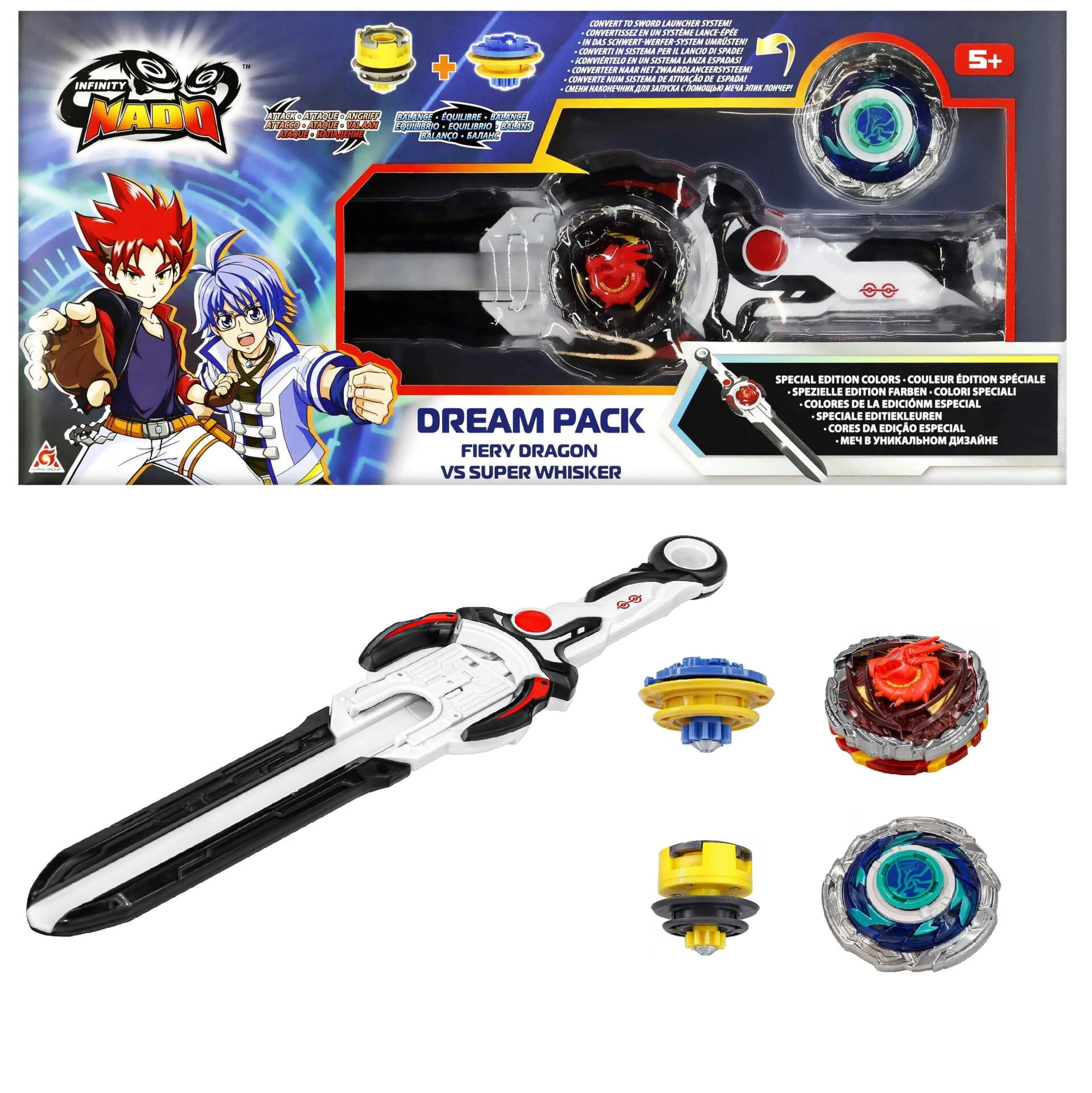 Infinity Nado Набор VI Dream Pack Огненный Дракон и Небесний Вихрь
