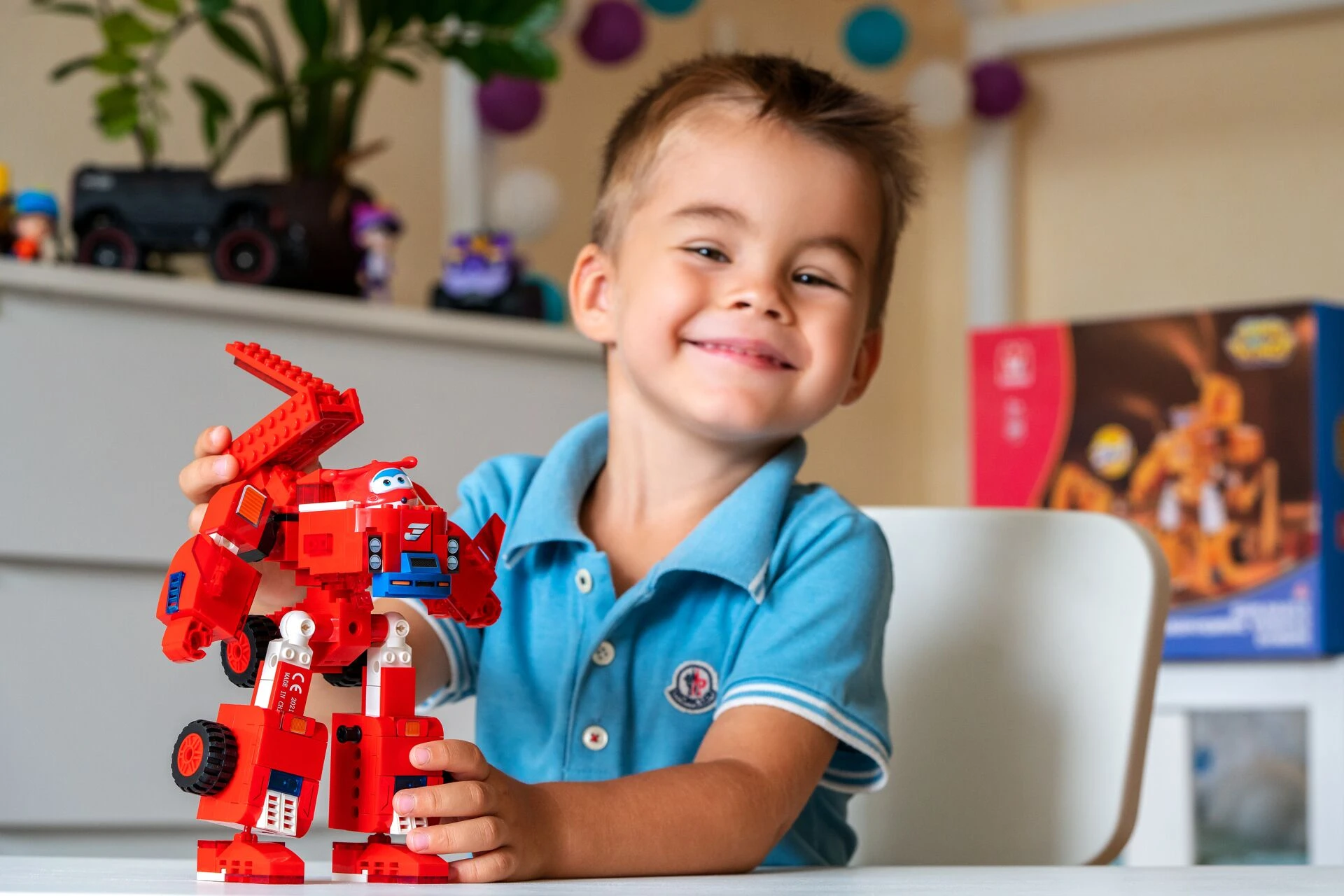 Конструктор-трансформер Super Wings Small Blocks 2-in-1 Buildable