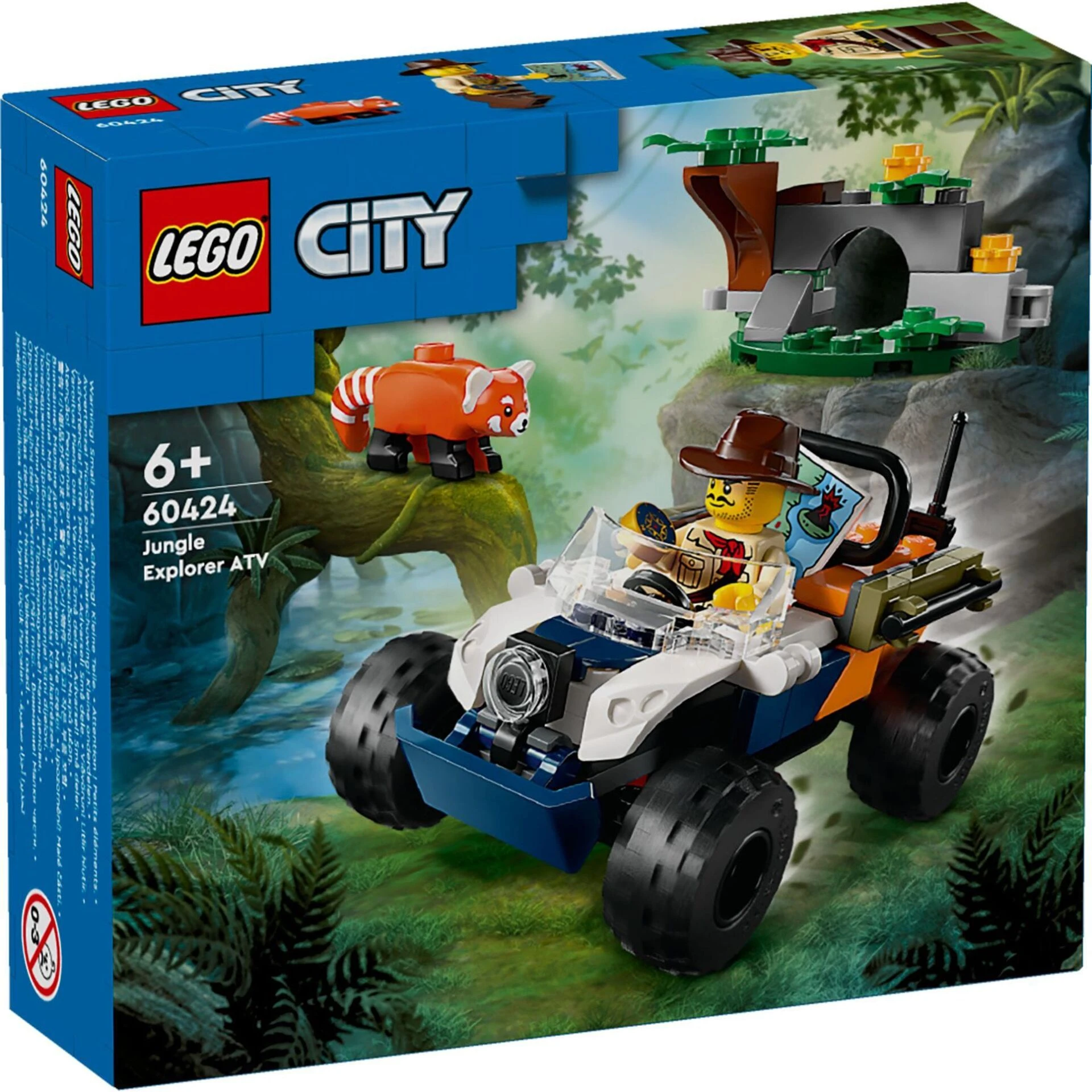 LEGO Конструктор City Квадроцыкл для иследования джунглей «Мисия